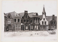 KT 2012 001
<br/>
Gezicht op de Lange Begijnestraat te Haarlem, 2000
<br/>
<em>Braat, Chiel (1962)</em>